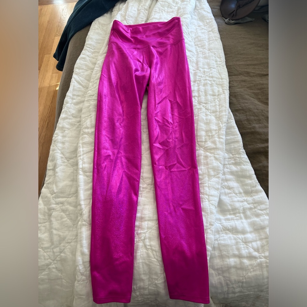 Beach Riot sparkle leggings pink small